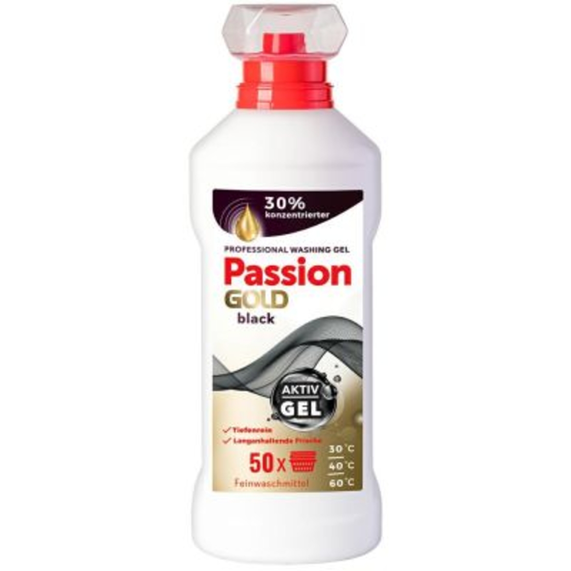 Професионален Гел за Черно Пране Passion Gold Black 2 л