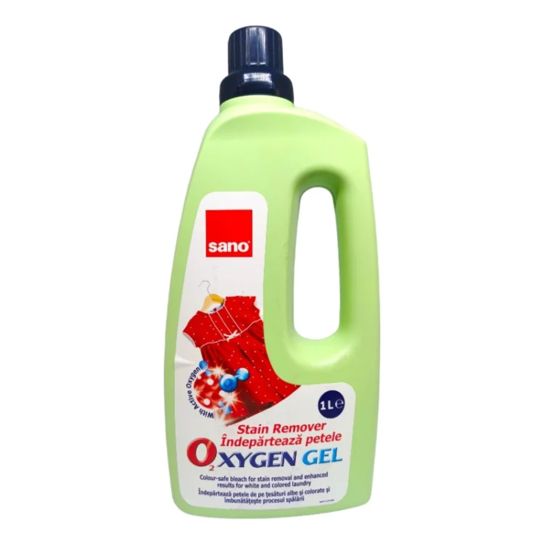 SANO препарат против петна от дрехи, oxygen gel, 1000мл