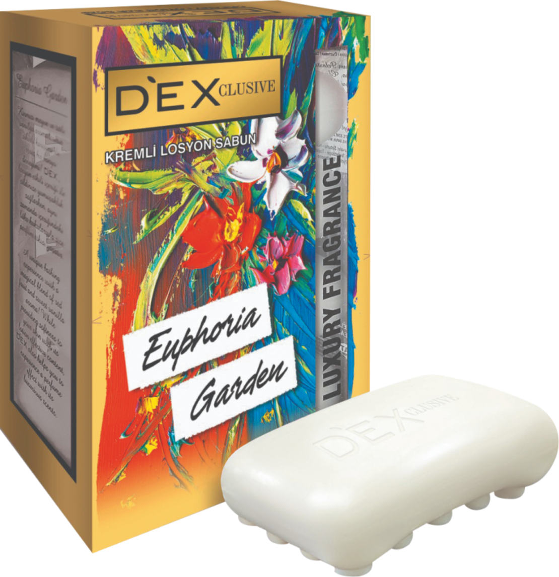 DEXCLUSIVE Тоал.КРЕМ Сапун 4х100гр. EUPHORIA GARDEN