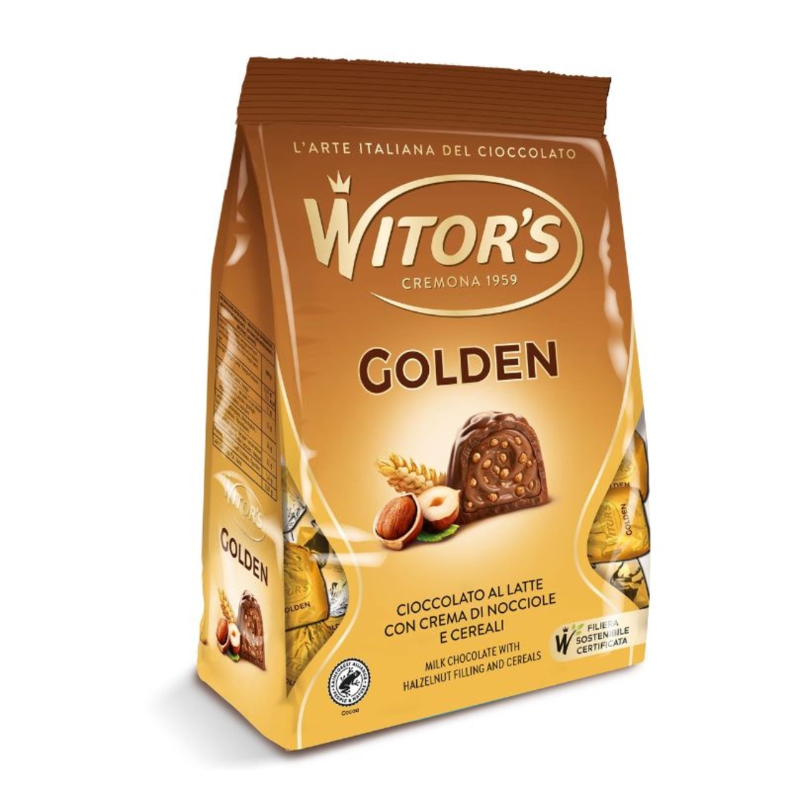 бонбони шоколадови Witors Golden Cacao 200гр