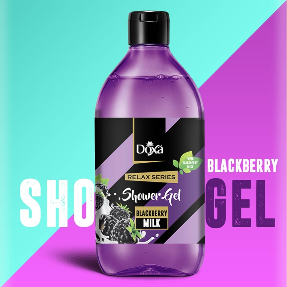 ДУШ ГЕЛ ДОКСА BLACKBERRY & MILK 400 мл. / Blackberry & Milk