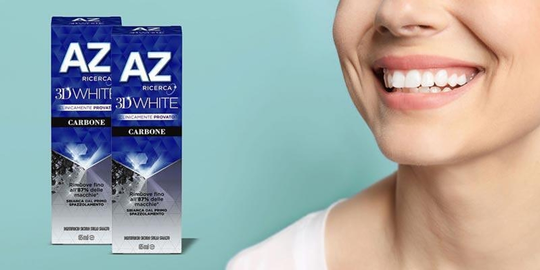 Паста за зъби AZ 3D Carbone White 65 мл