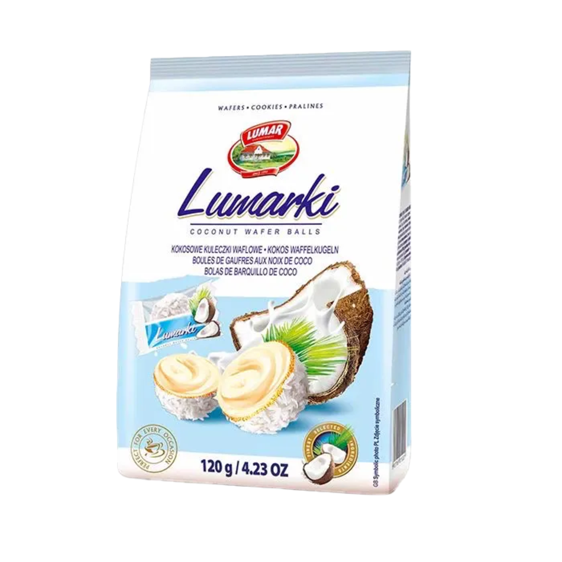 LUMARKI ШОКОЛАДОВИ БОНБОНИ С КОКОС 120 ГР.