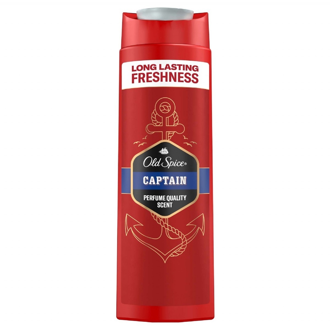 Душ гел 3 в 1 Old Spice Captain, тяло/коса/лице, 400 мл
