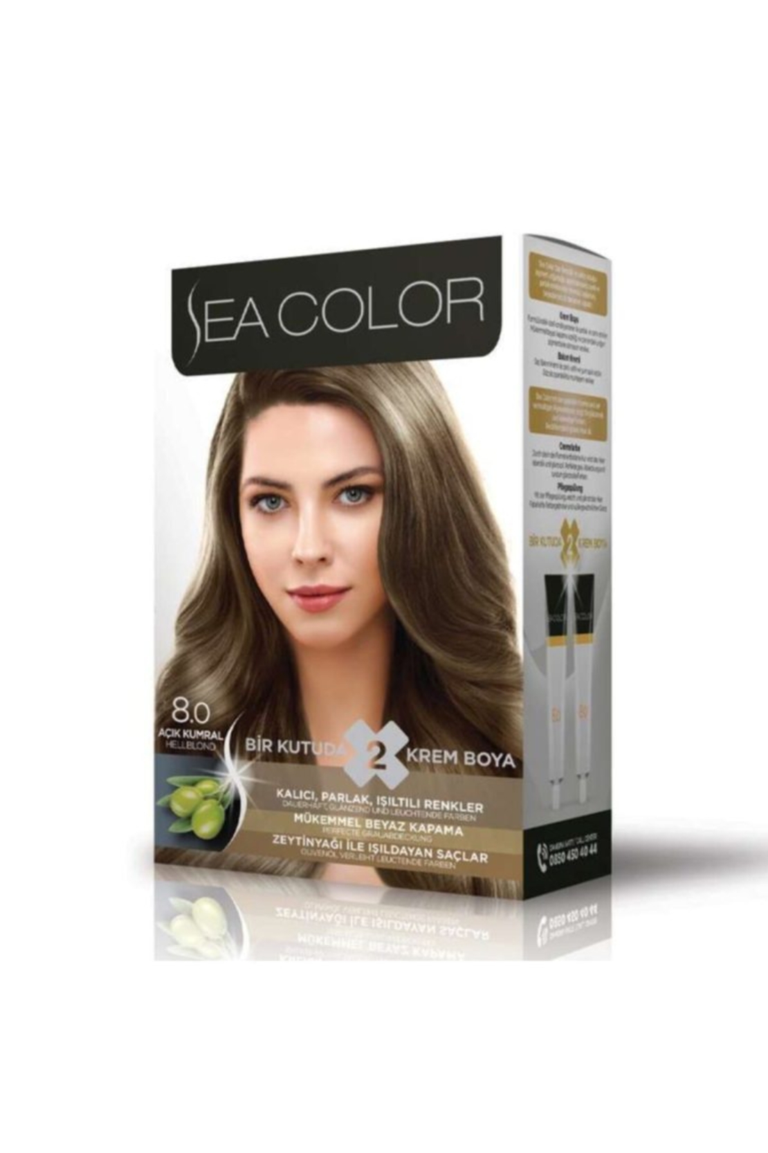 БОЯ ЗА КОСА СИЙ КОЛОР 8.0 LIGHT BLONDE