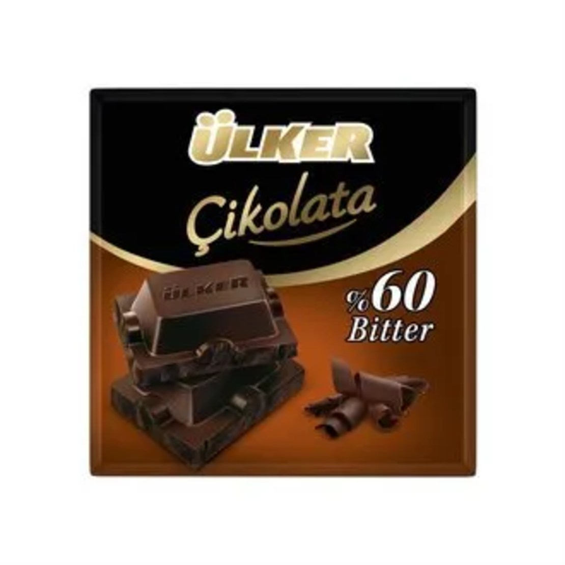 Шоколад с 80% Bitter – Ulker 60гр.