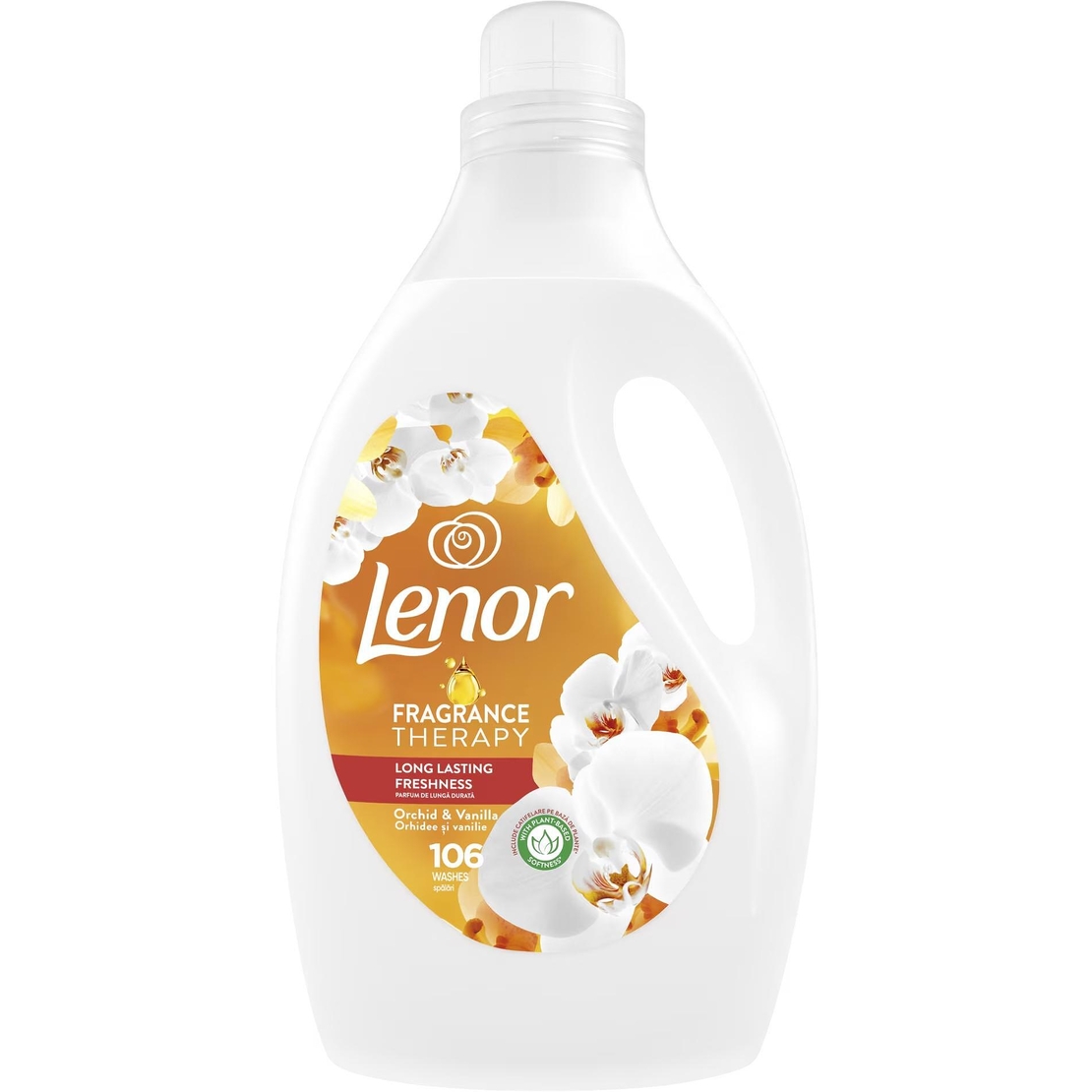 Lenor Orchid & Vanilla омекотител, 106 пранета (2.65 л)