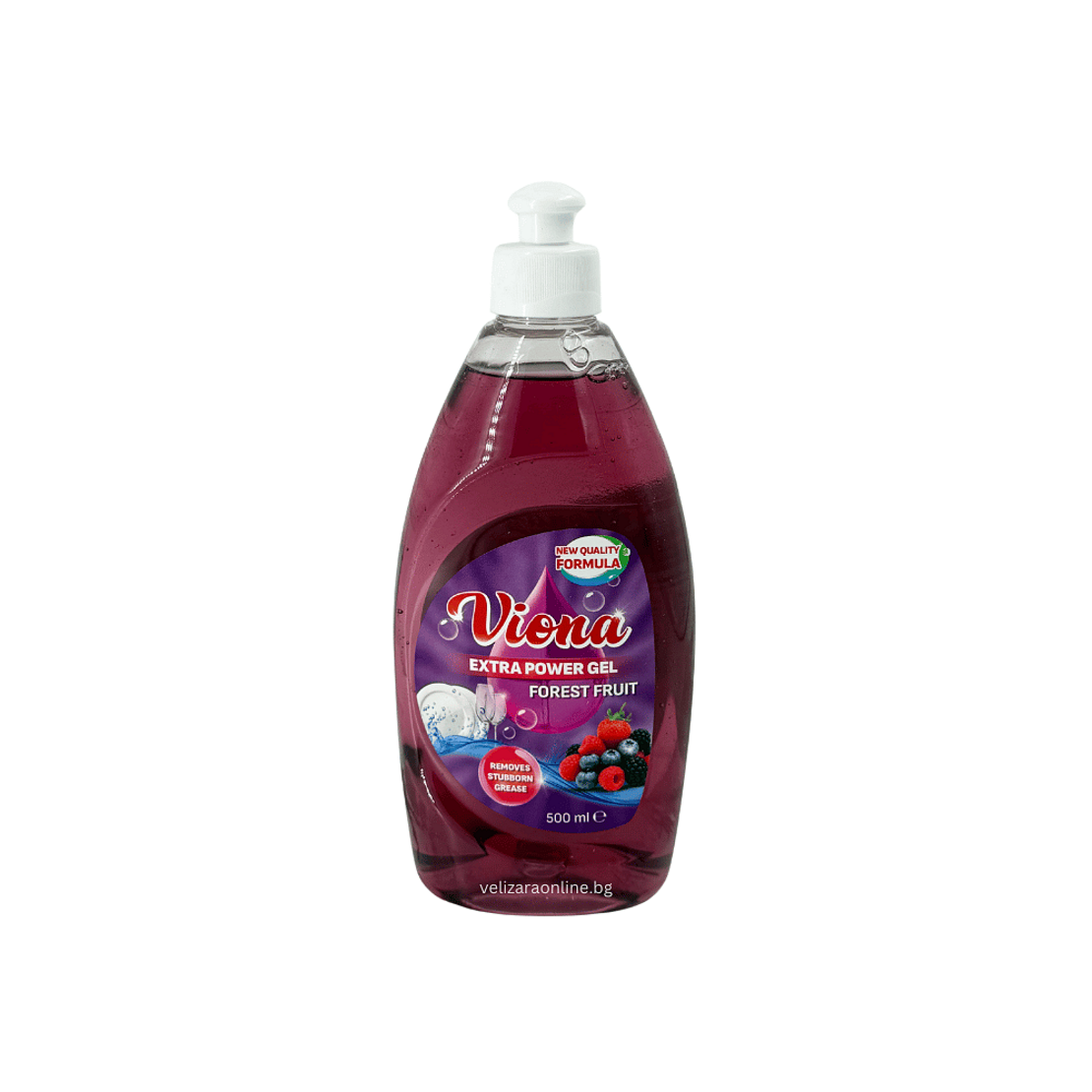 Препарат за съдове ВИОНА Extra Power Gel, Forest Fruit 0.500мл.