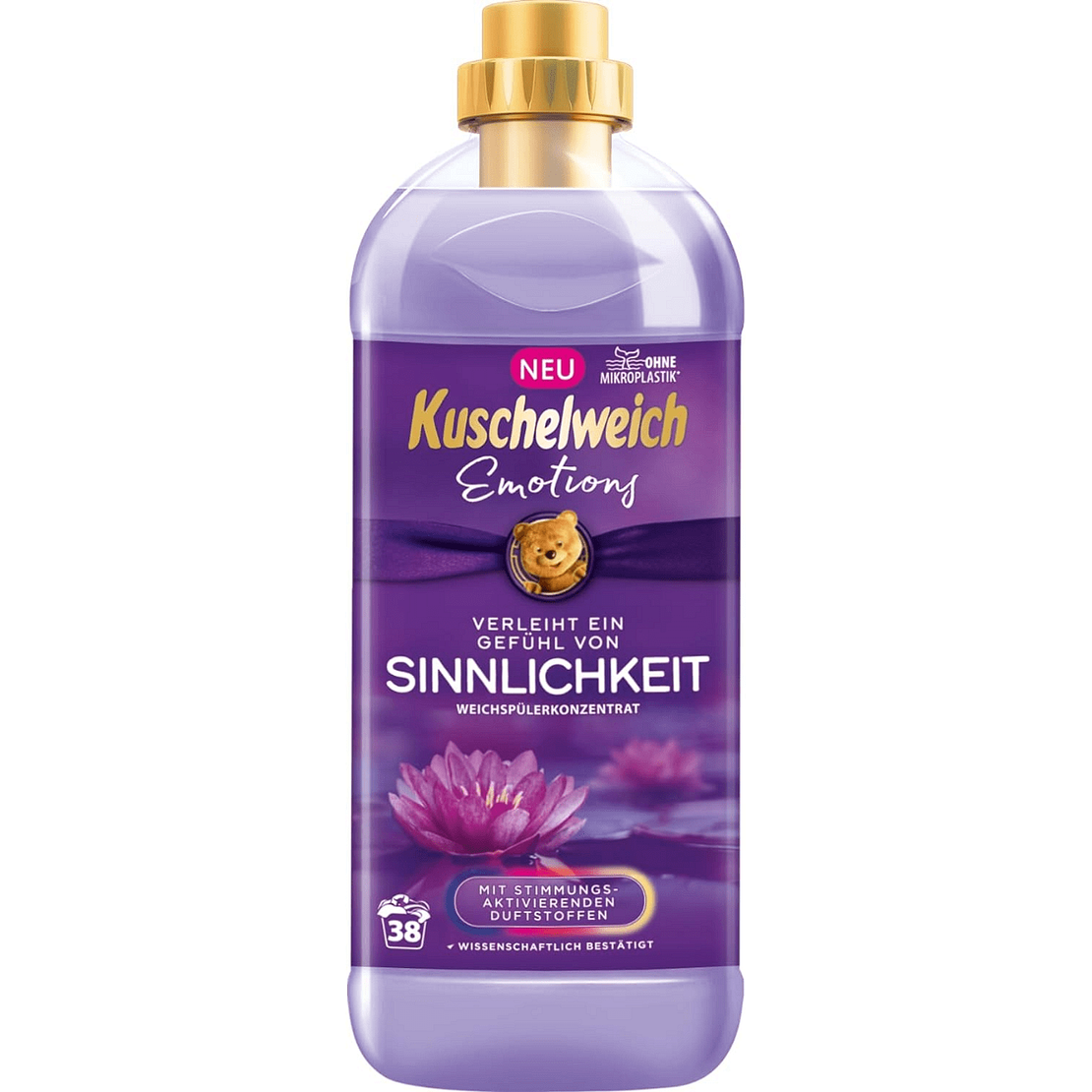 Омекотител Kuschelweich Emotion Sensuality, 1 литър, 38 изпирания