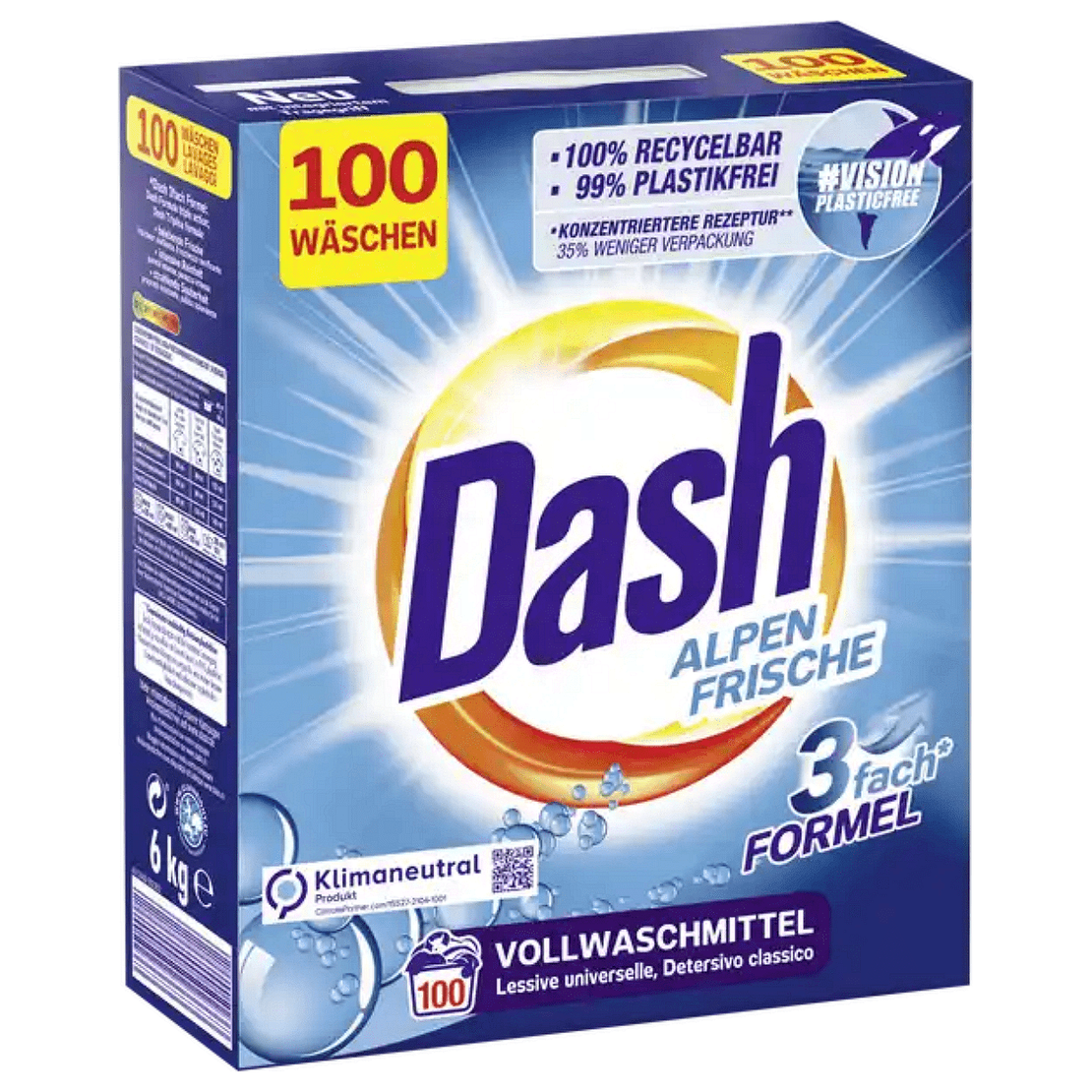 Прах DASH 6кг 100 пранета УНИВЕРСАЛЕН
