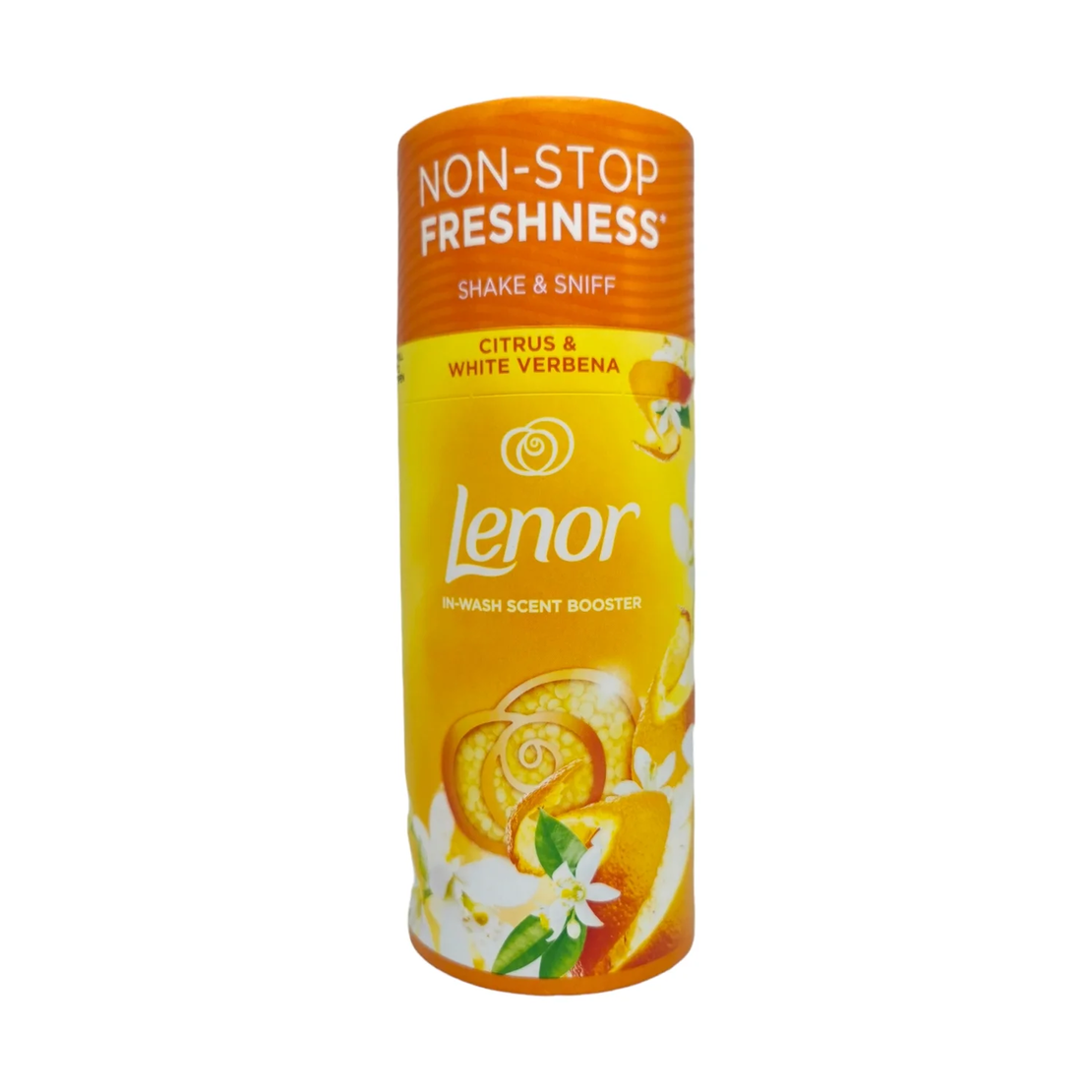 LENOR омекотител за пране на кристали, 176гр, Citrus & White Verbena
