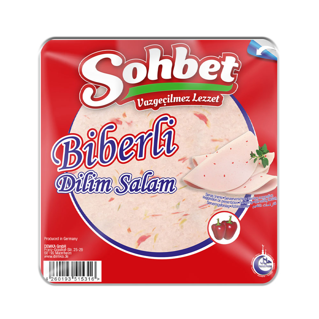 Слайс пилешки с чушка SOHBET – 200гр.