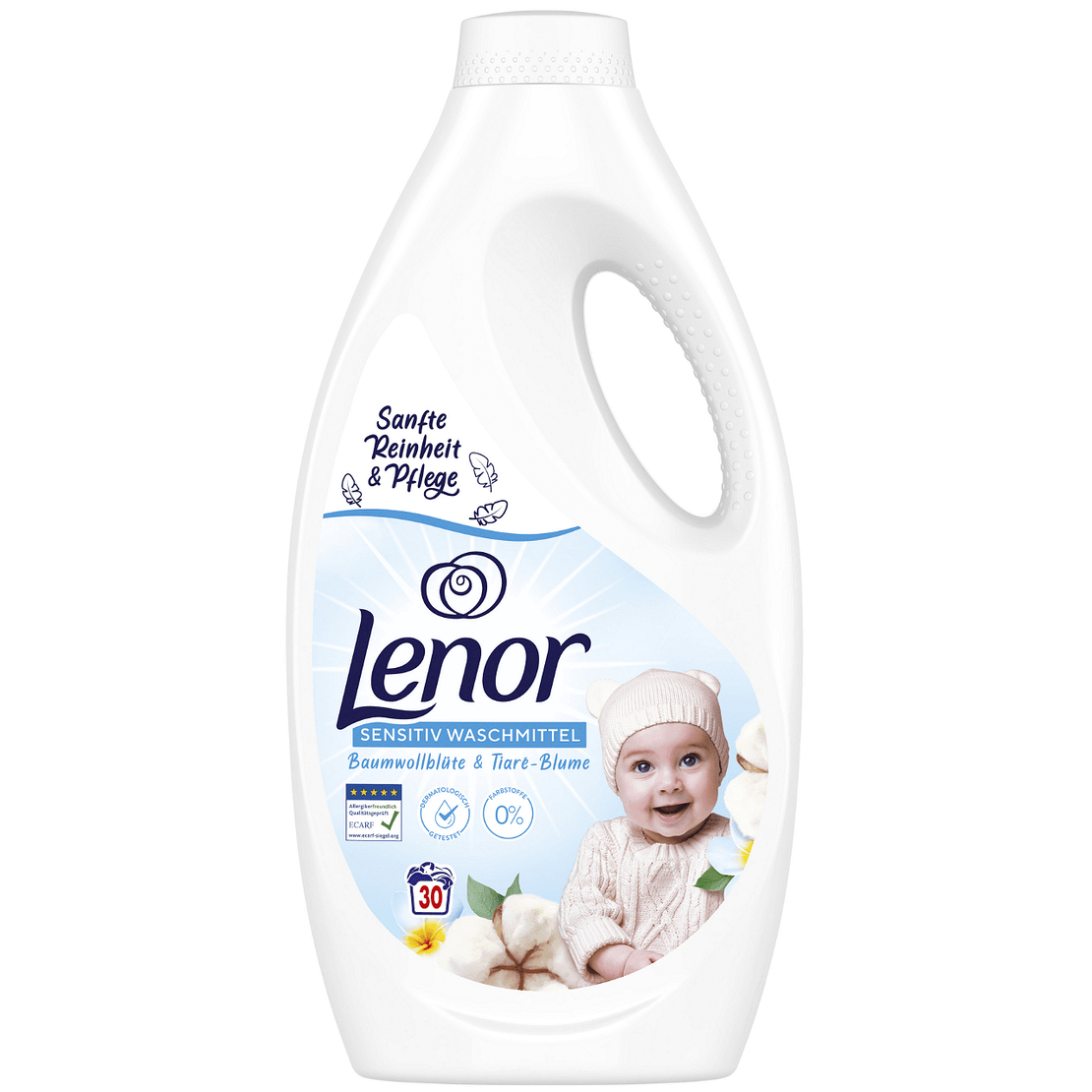 Течен перилен препарат Lenor Sensitiv, 1,250 л,25  пранета