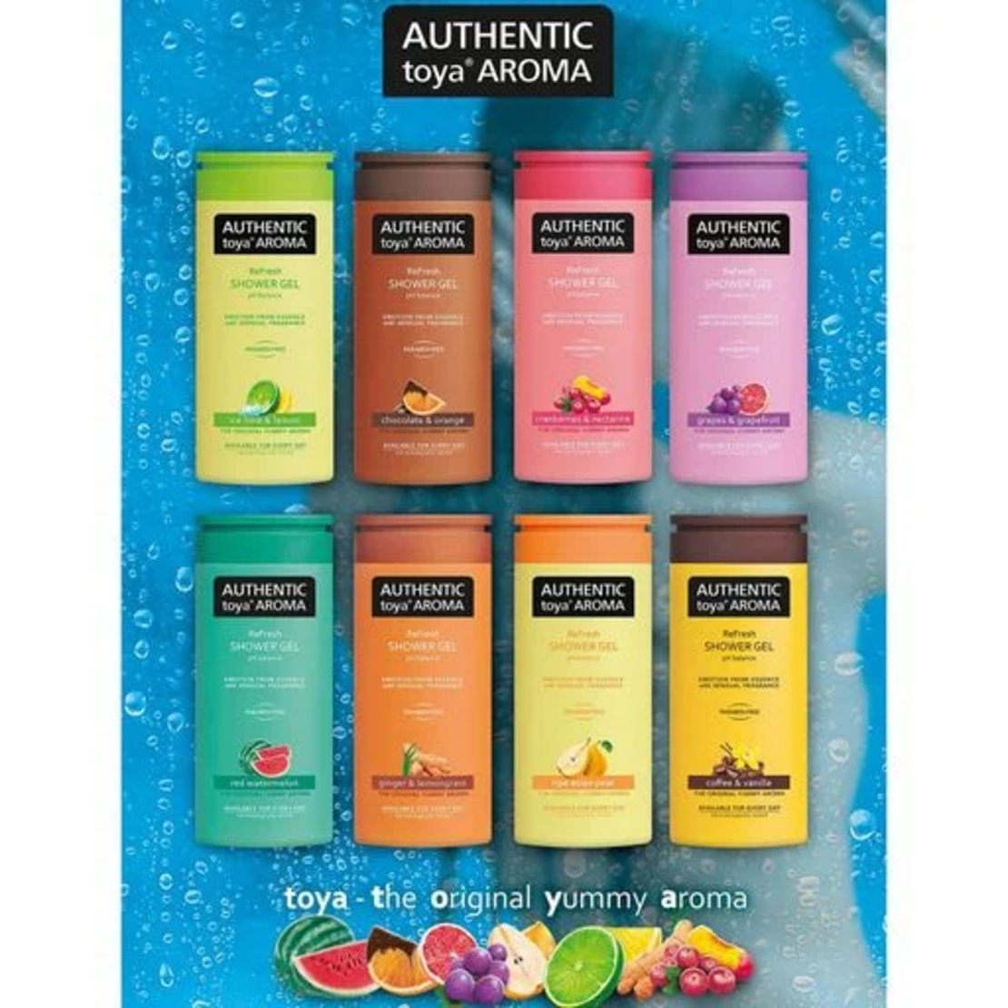 AUTHENTIC toya Aroma- Душ гел за тяло-1бр цена-5.50