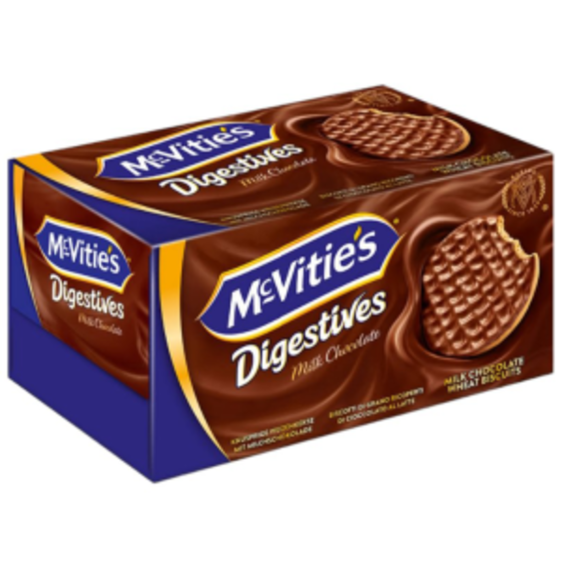 БИСКВИТИ MCVITIES DIGESTIVE МЛЕЧЕН ШОКОЛАД 200ГР