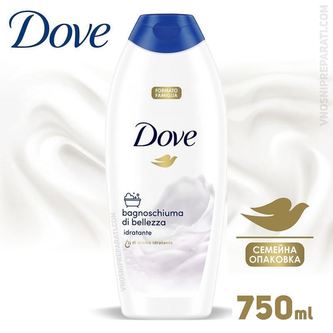 Dove Idratante душ гел 750 мл