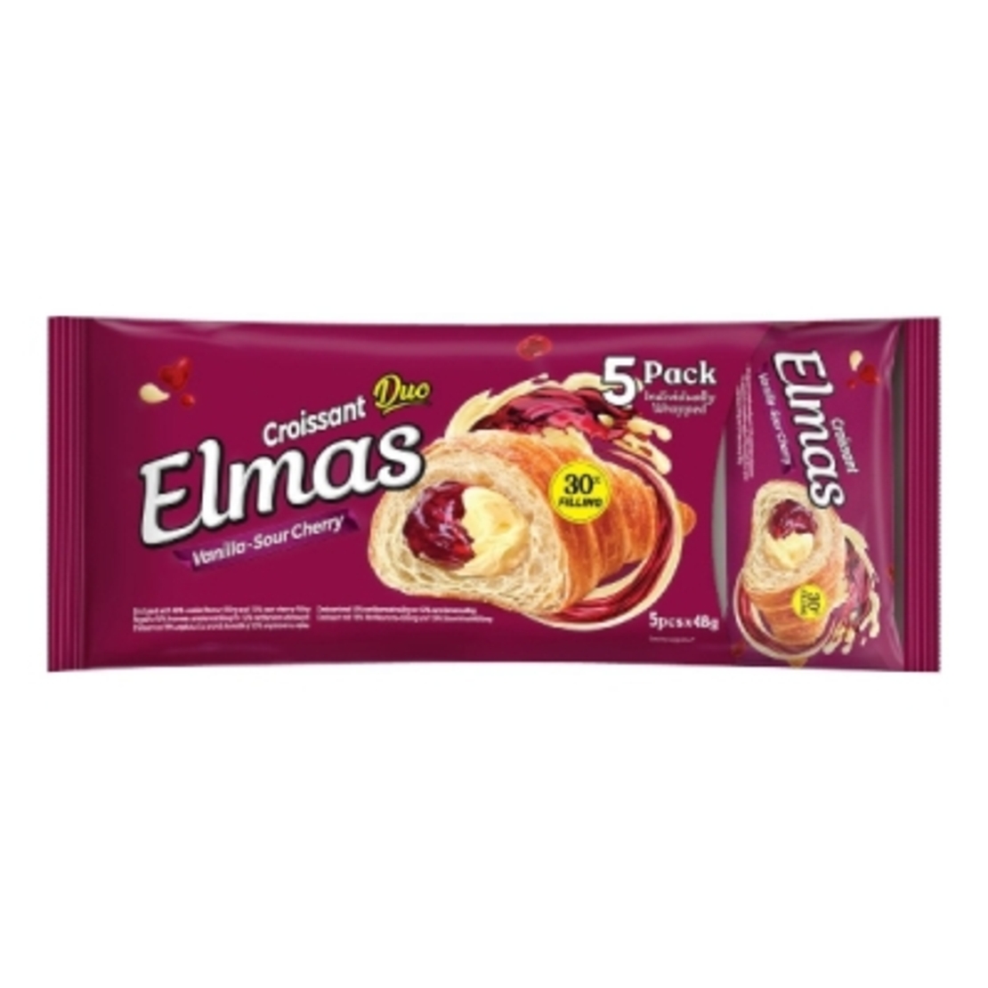 ELMAS кроасан - МАКС ДУО - Вишна & Ванилия