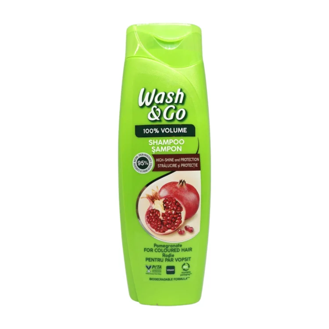 WASH&GO шампоан за коса, Нар, 360мл