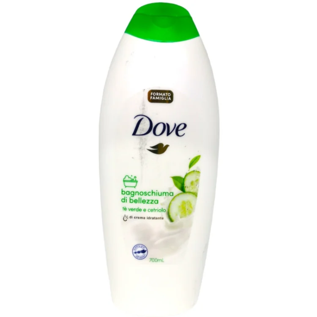 DOVE душ гел и пяна за вана, Te verde e cetriolo, 700мл