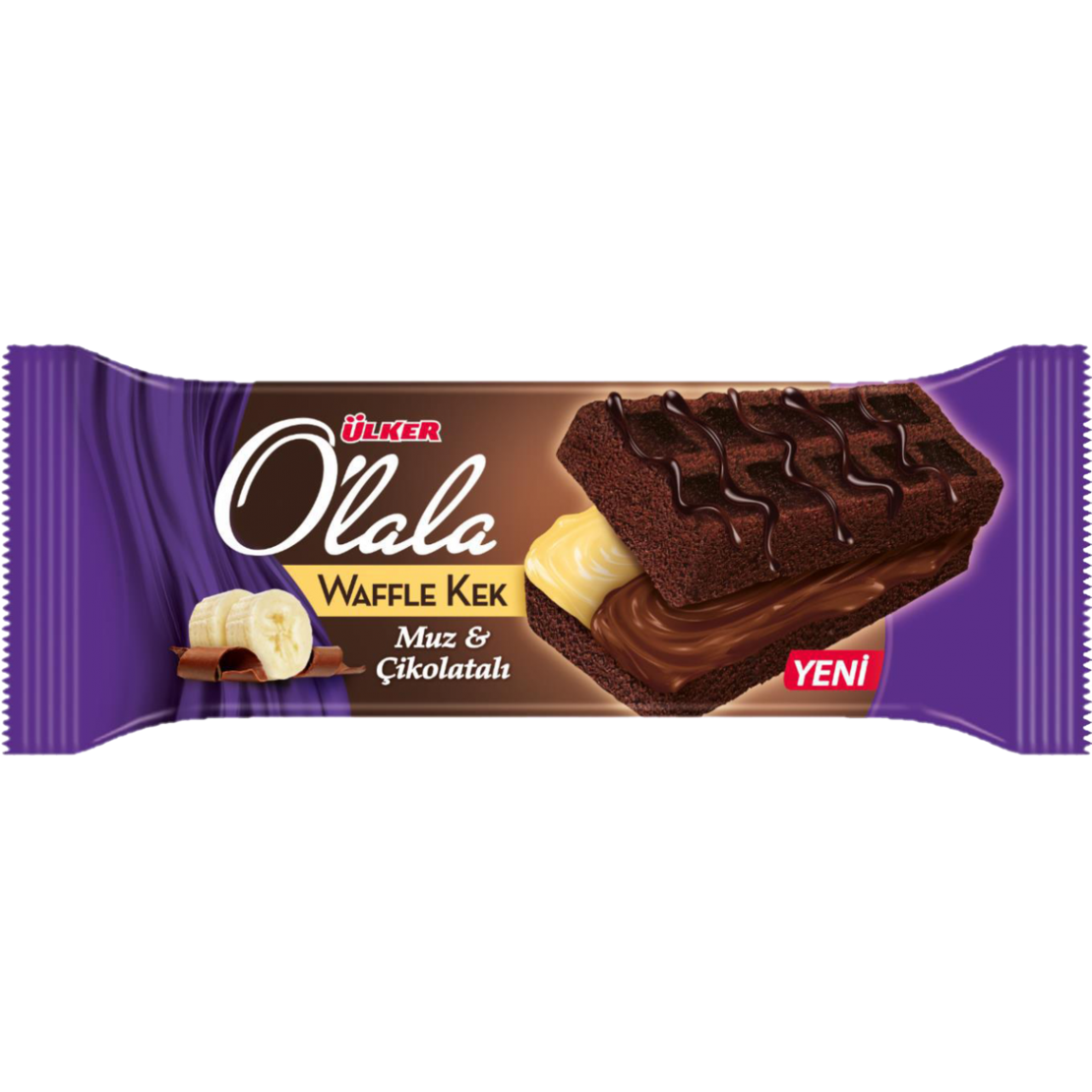 Юлкер Олала шоколадов вафъл и банан -70гр