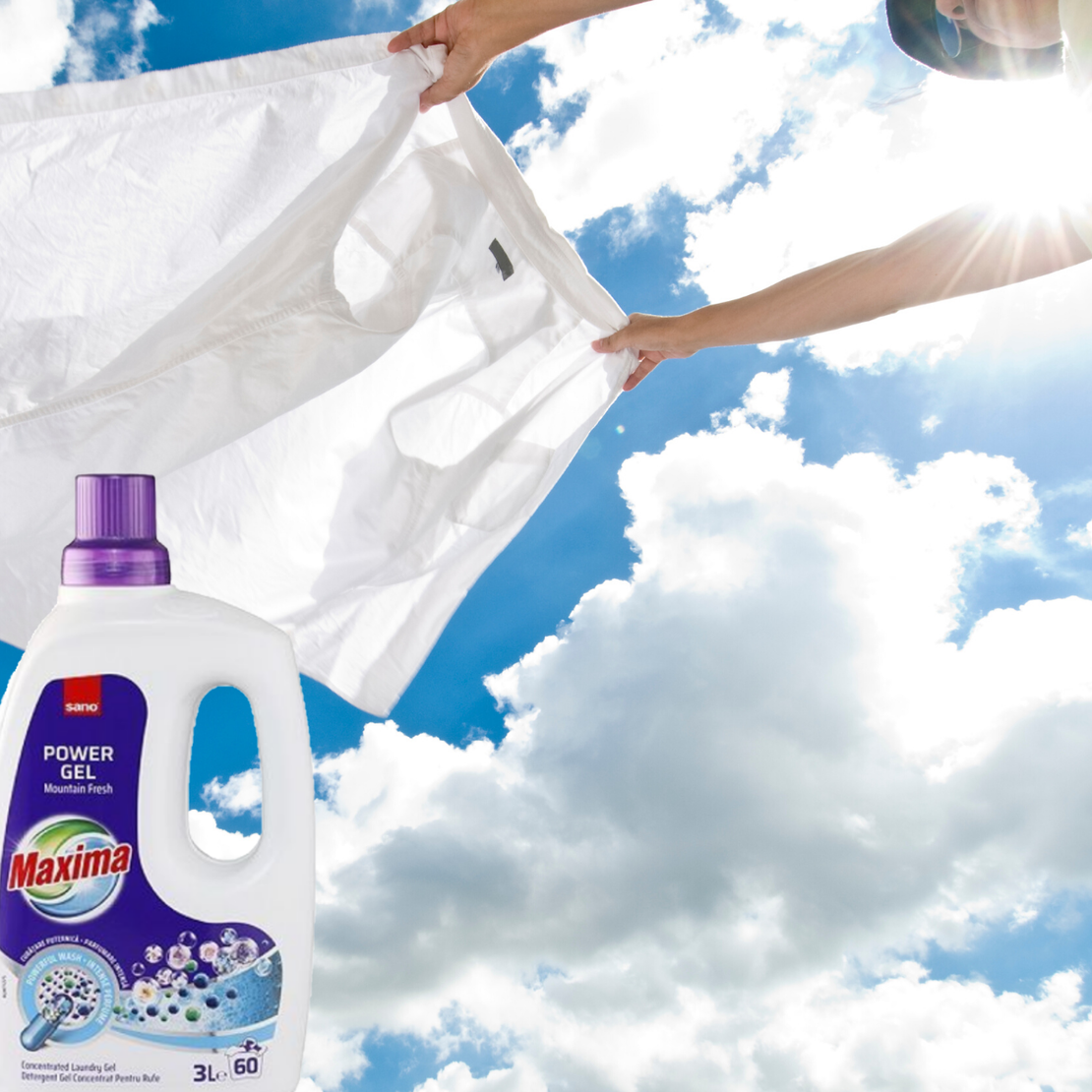 Sano Maxima Mountain Fresh, 3 литра, 60 пранета