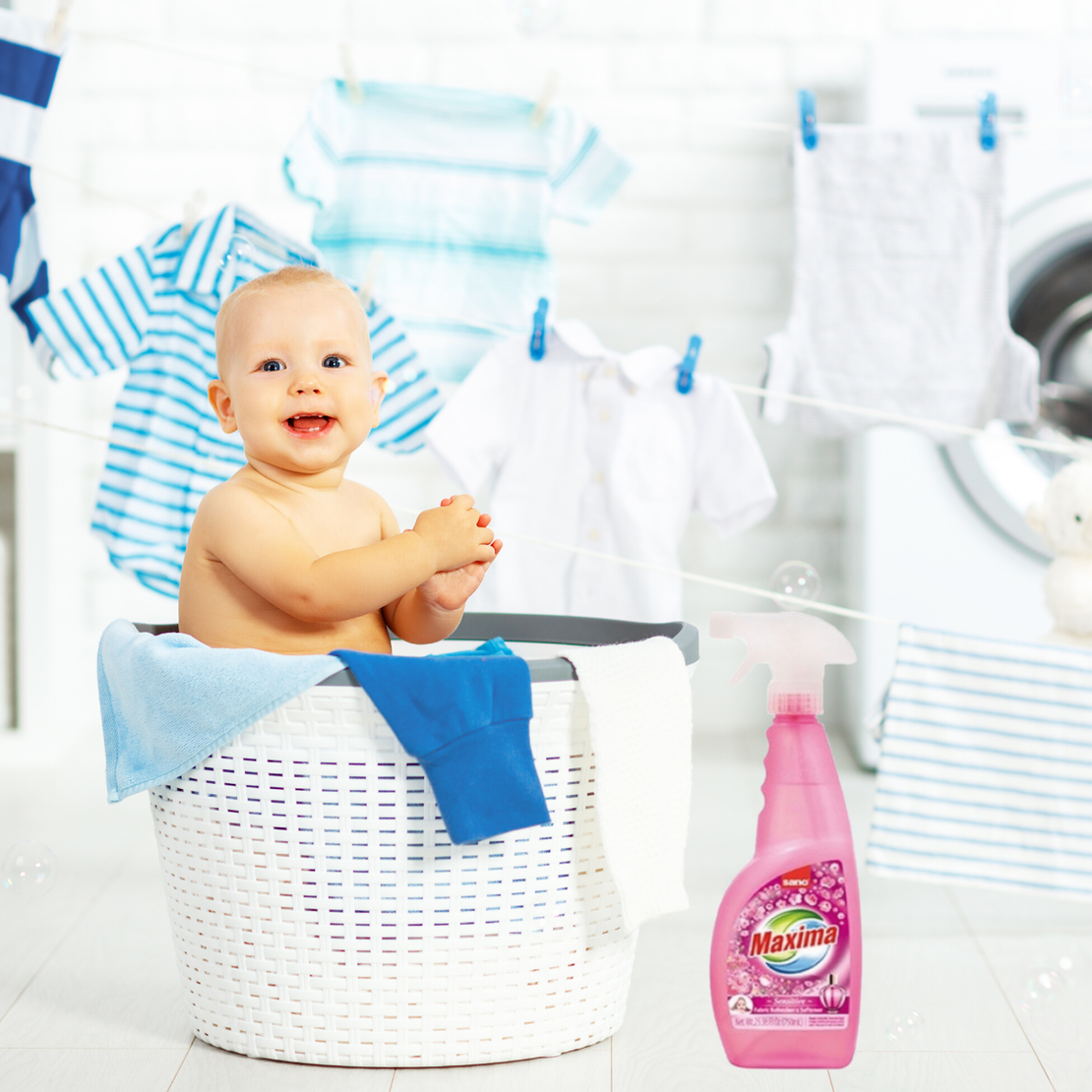Ароматизатор за дрехи Sano Maxima Sensitive, 750 мл