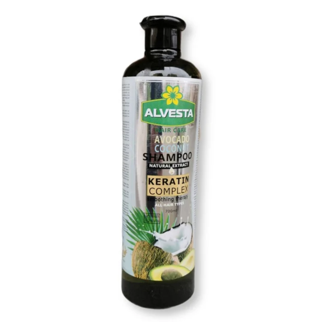 ALVESTA шампоан за коса, Keratin complex, Авокадо и кокос, 700мл