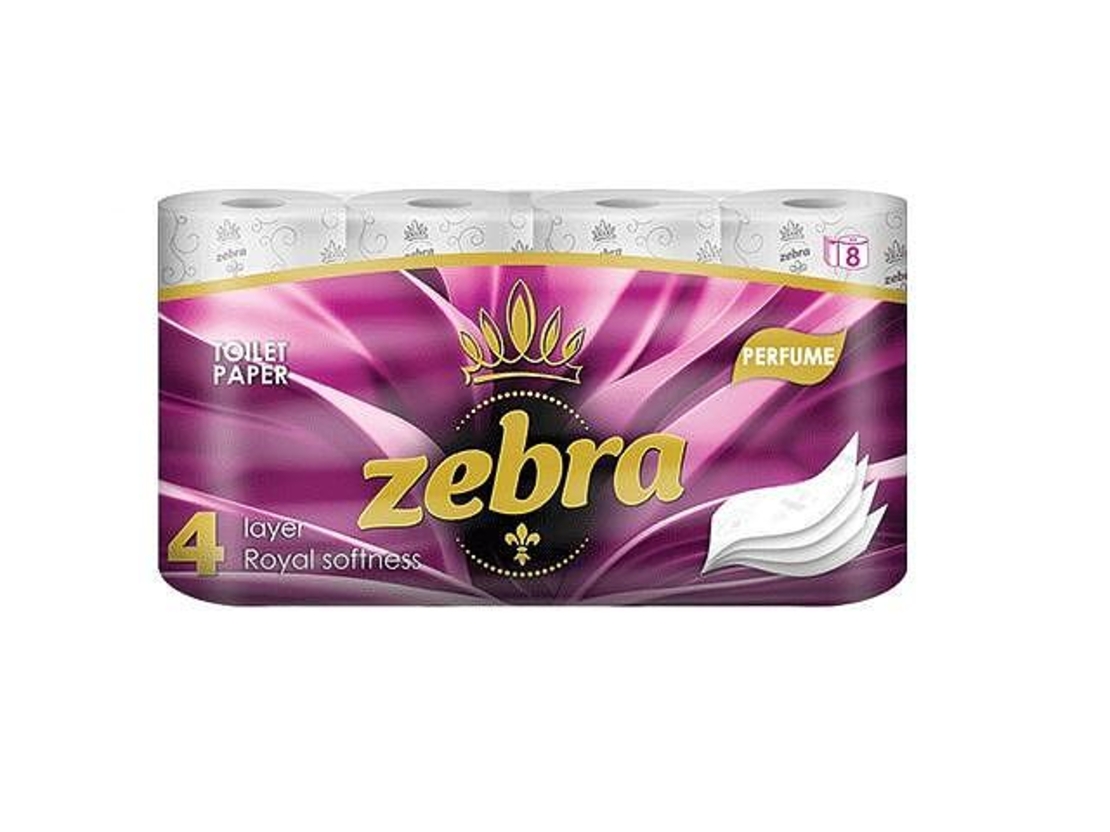 Тоалетна хартия ZEBRA Perfume- 8бр