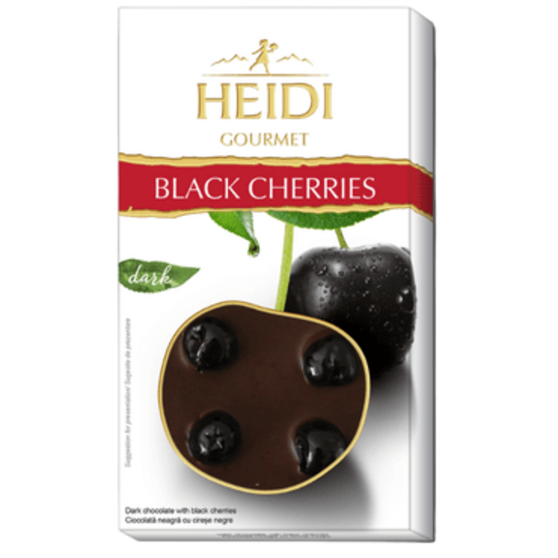 HEIDI шоколад ГУРМЕ ПЛОД - ТЪМЕН ЧЕРНА ЧЕРЕША
