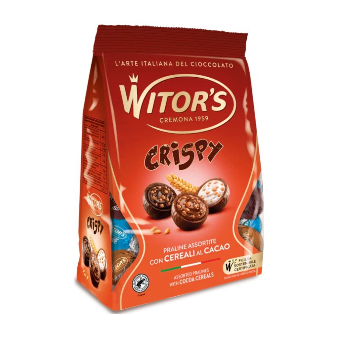 бонбони шоколадови Witors Crispi Mix 200гр