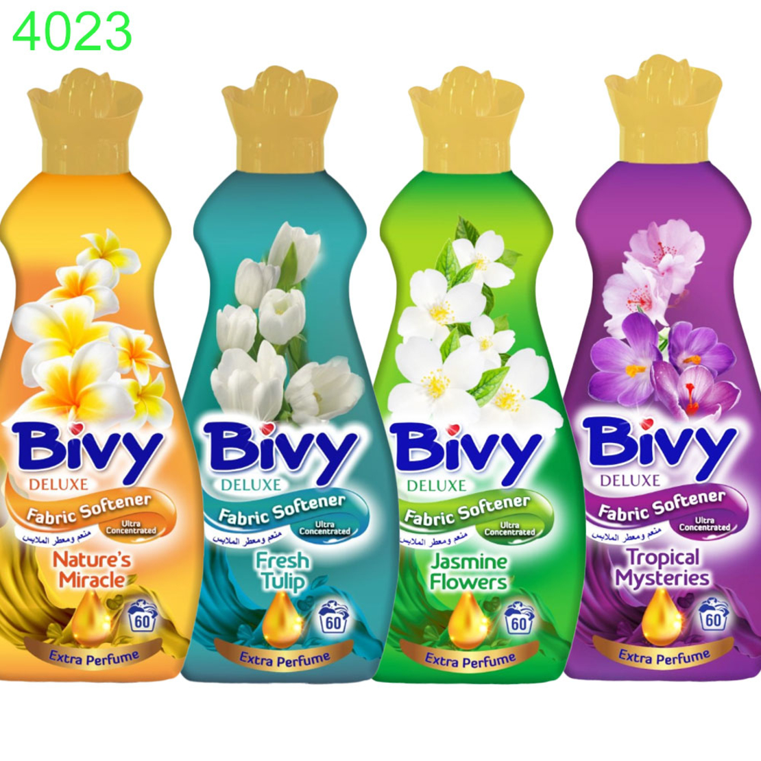 Омекотител Bivy с парфюмни аромати 1.500 мл/60пр !!!