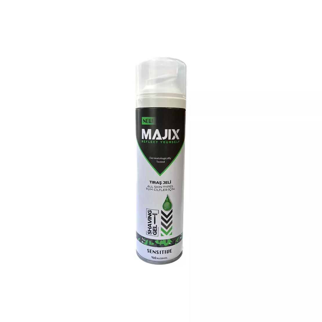 Гел за бръснене, MAJIX, Cool, Капацитет 200 ml.