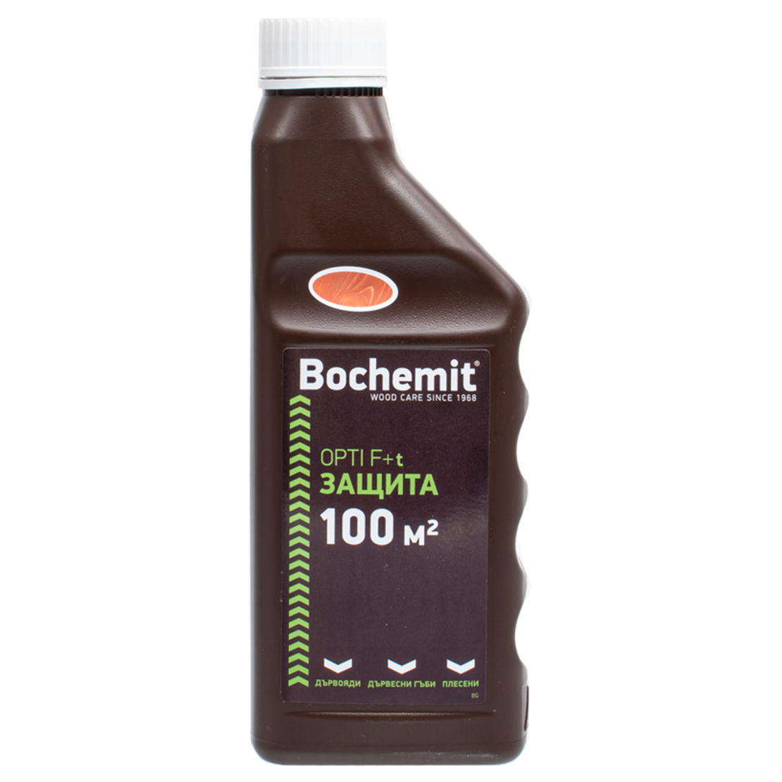 ИМПРЕГНАНТ ЗА ДЪРВО КОНЦЕНТРАТ КАФЯВ 1 KG BOCHEMIT OPTI F+t