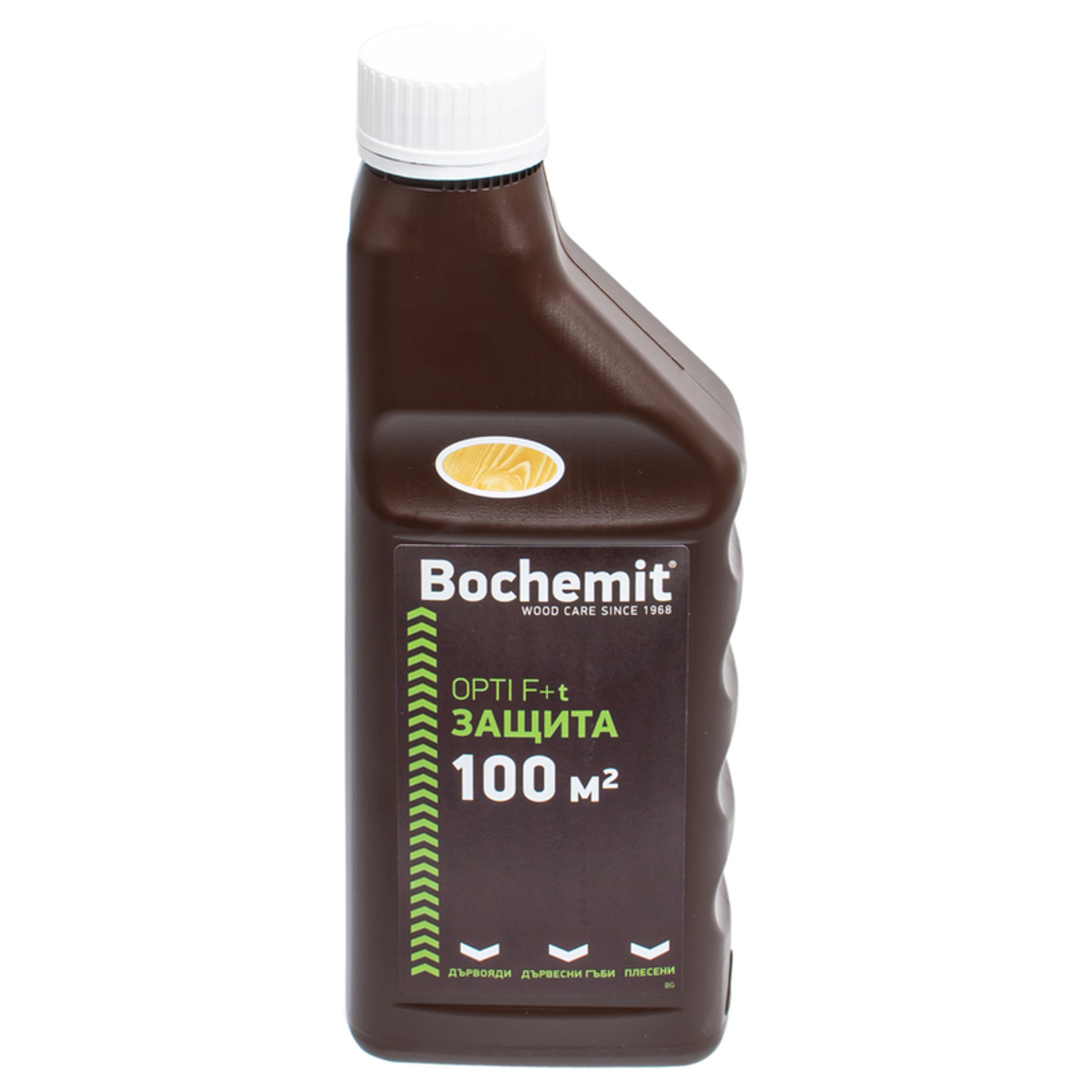 ИМПРЕГНАНТ ЗА ДЪРВО КОНЦЕНТРАТ БЕЗЦВЕТЕН 1 KG BOCHEMIT OPTI F+t
