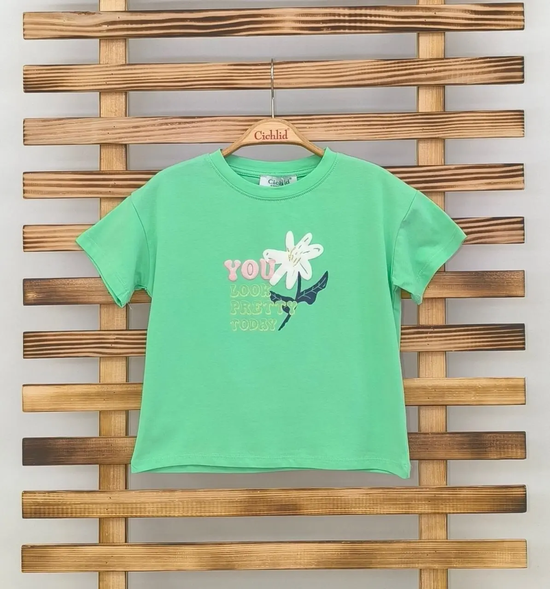 Тениска pretty green - Kid's paradise
