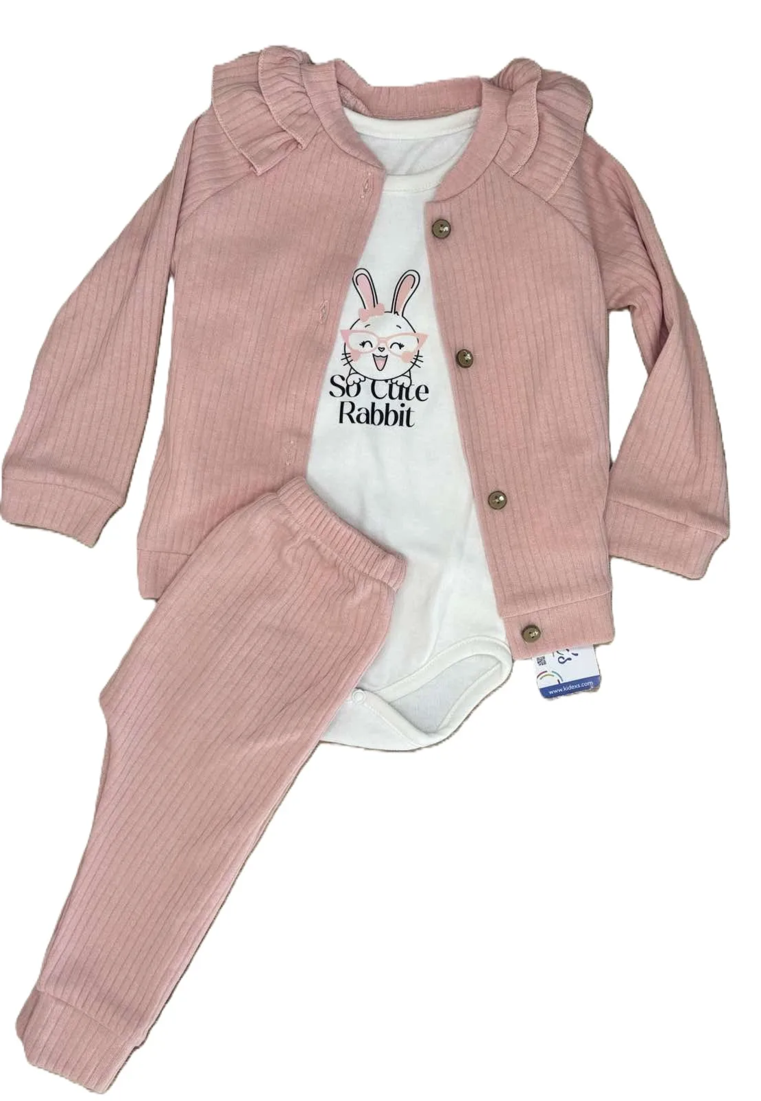 Комплект от 3 части Baby girl - Kid's paradise