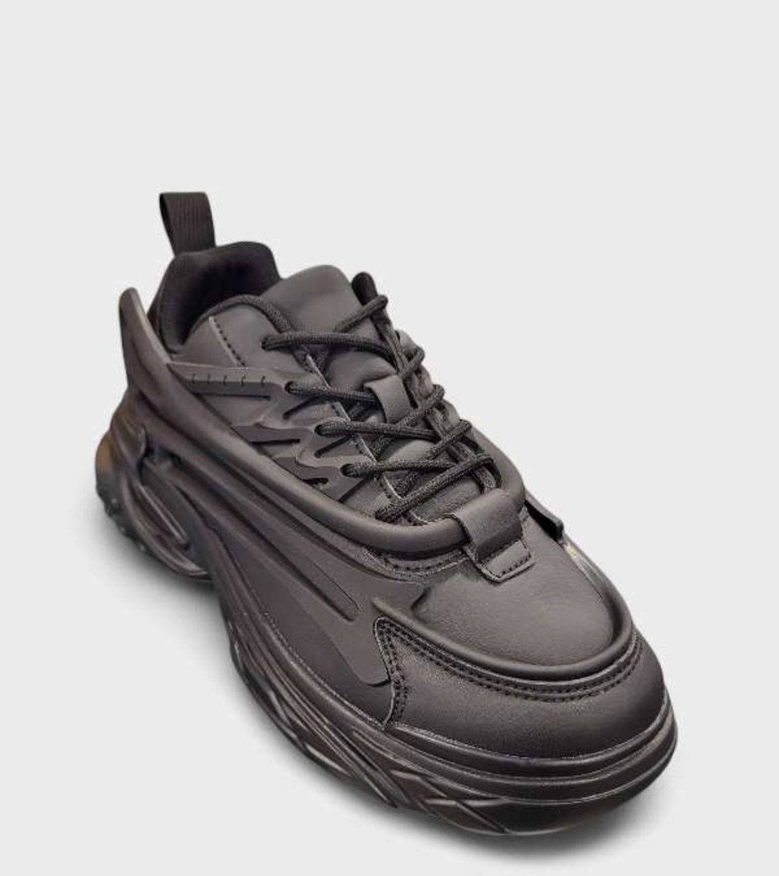 Мъжки дизайнерски модел маратонки в черен цвят BX-49A black