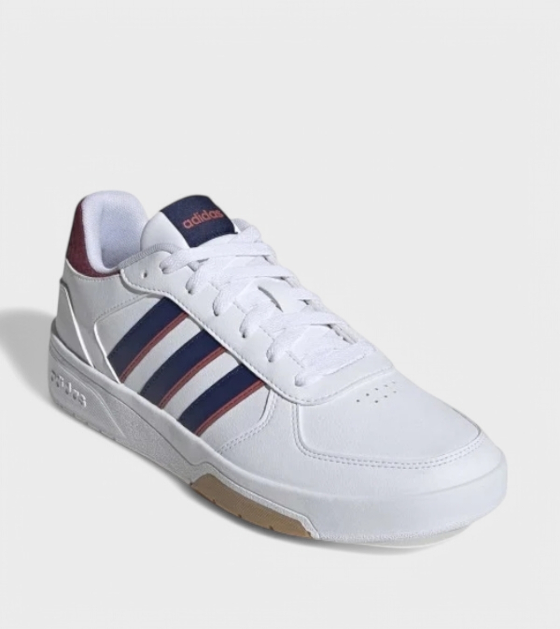 Мъжки бели кецове със сини ленти Adidas Courtbeat ID0507