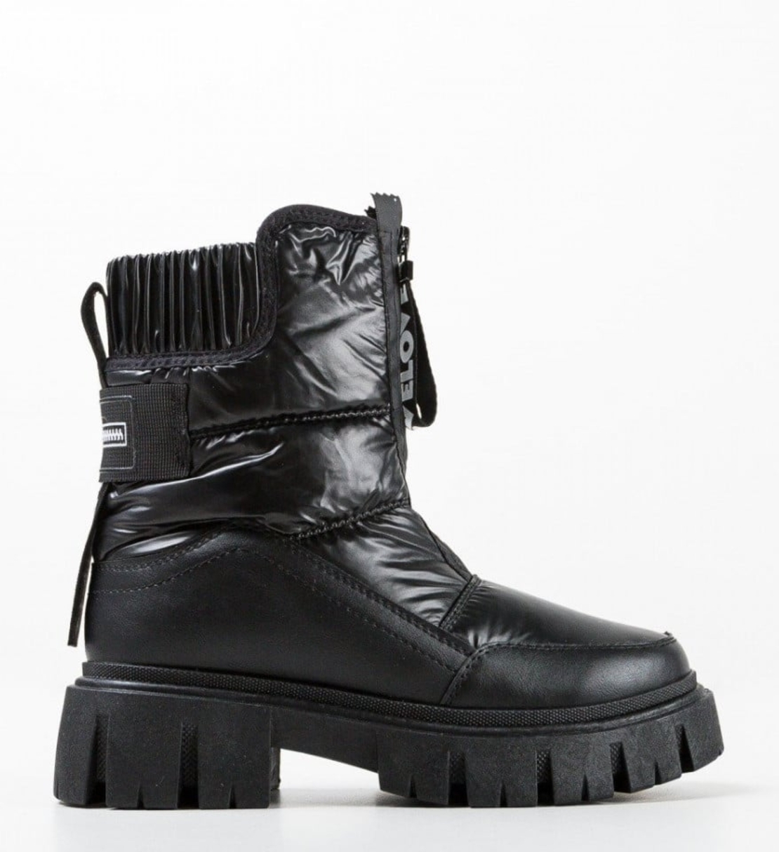 Дамски апрески с подметка с платформа в черен цвят модел: 164159 black