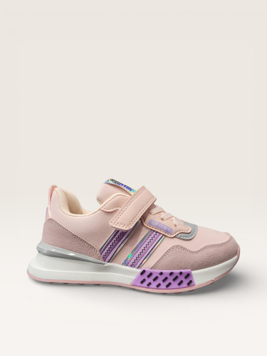 Детски спортни обувки с лепенка B19-25 pink