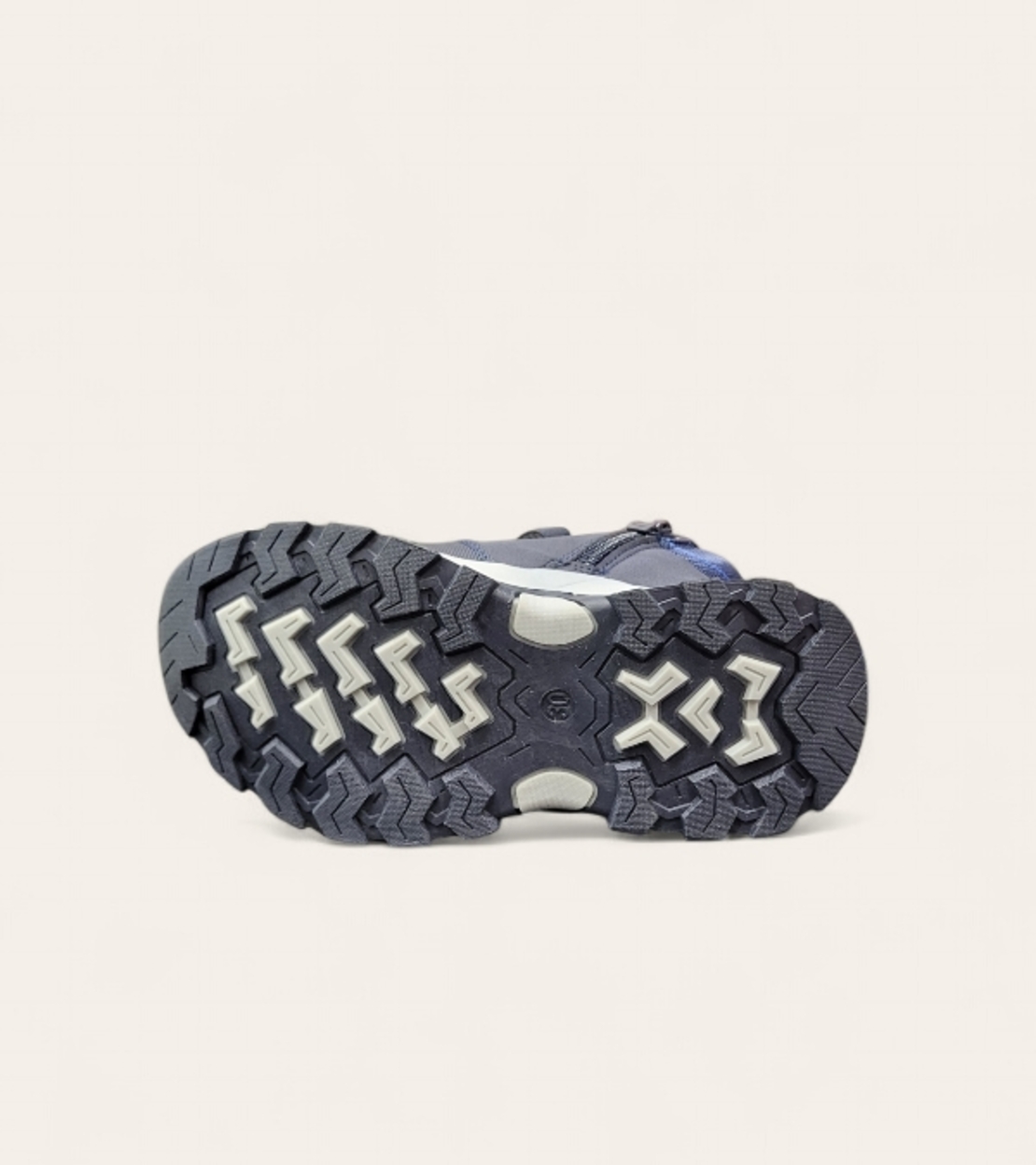 Детски боти за момче в син цвят с лепенка W585020 navy