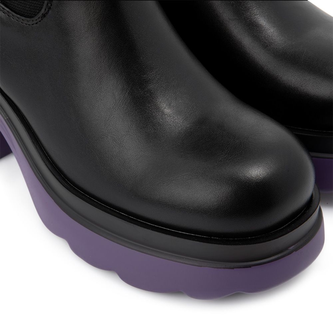 Дамски леки и удобни ботуши с лилава подметка модел: 8792-GG purpple
