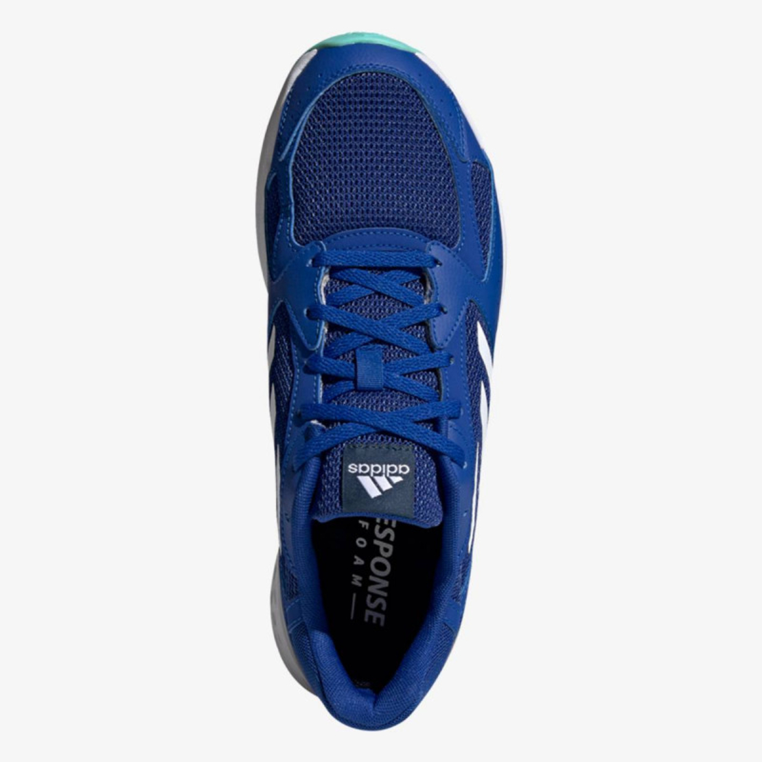 Мъжки спортни маратонки с мрежа в син цвят Аdidas Response Run