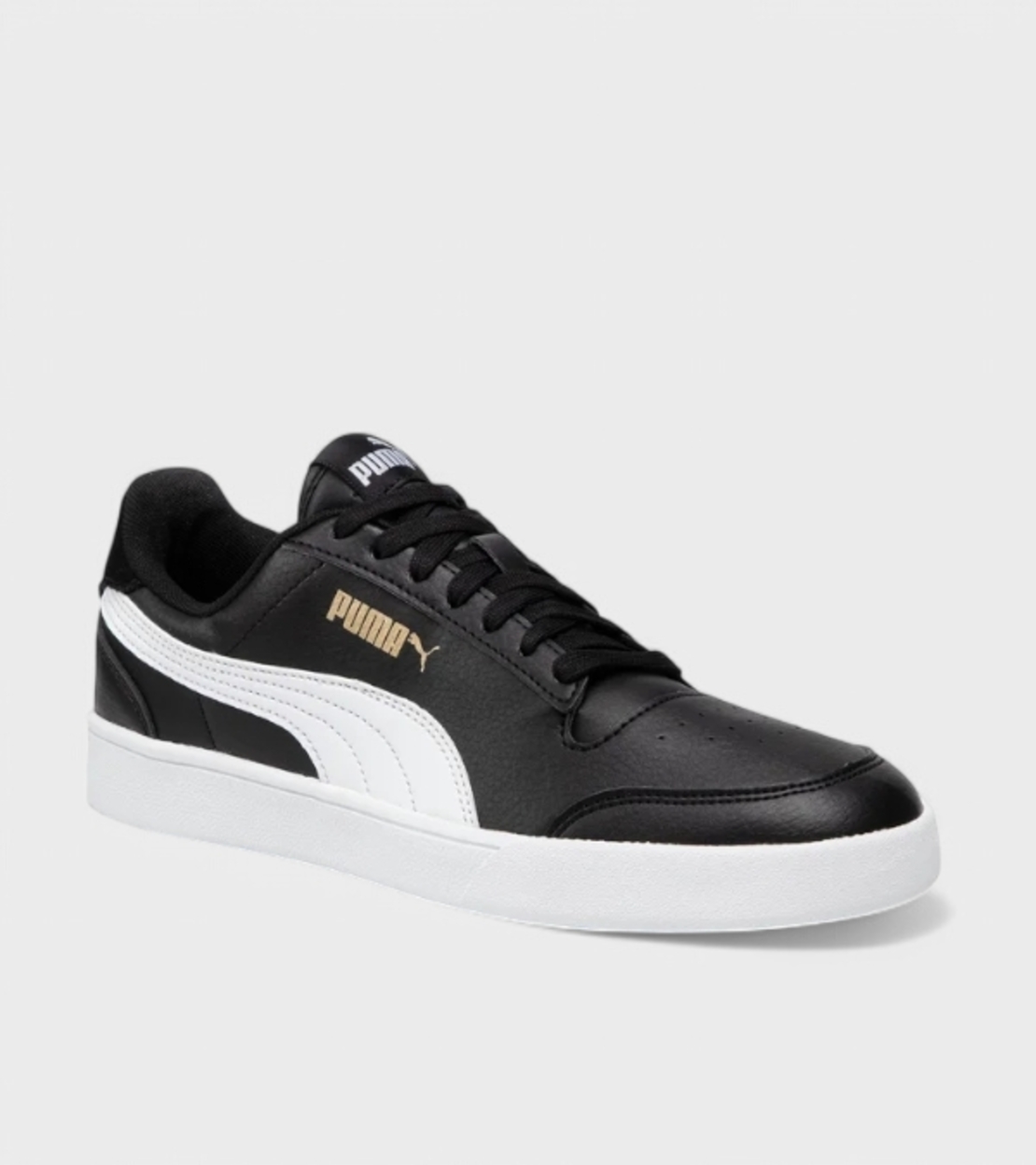 Мъжки кецове Puma Shuffle black-white-gold