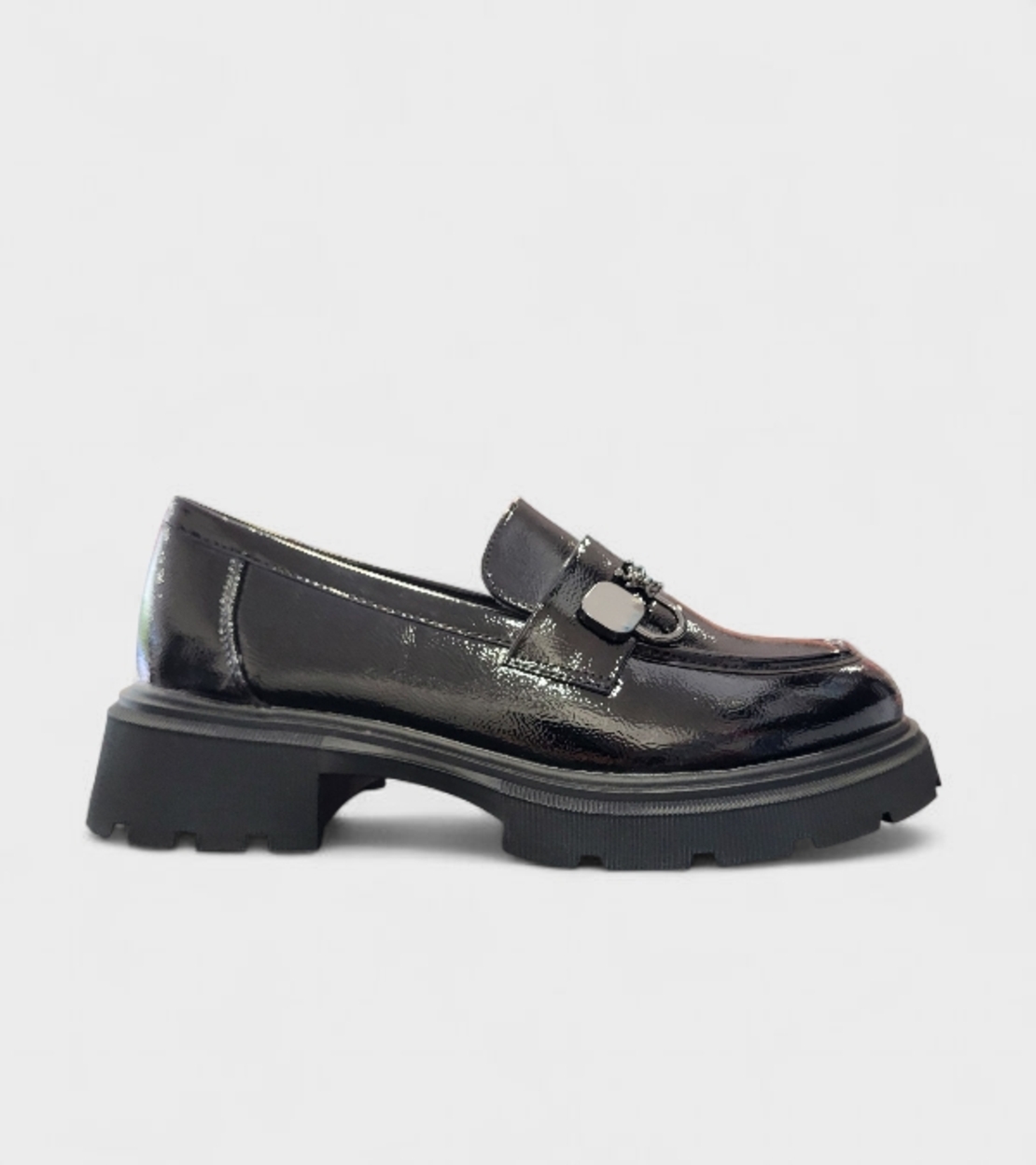 Дамски мокасини на платформа W525272 black