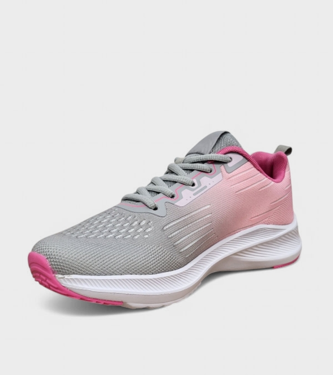 Цветни дамски маратонки с мрежичка модел: BL273-1 pink