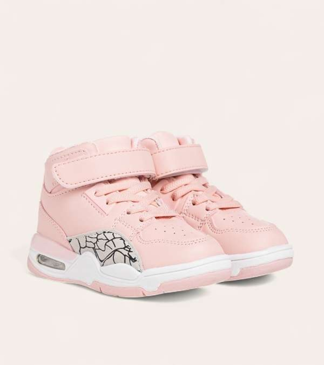 Детски високи кецове за момиче в розов цвят ZG-17 pink