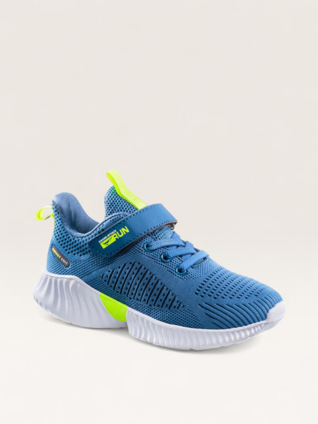 Детски спортни обувки с лепенка и дишащ текстил 30920-2 navy