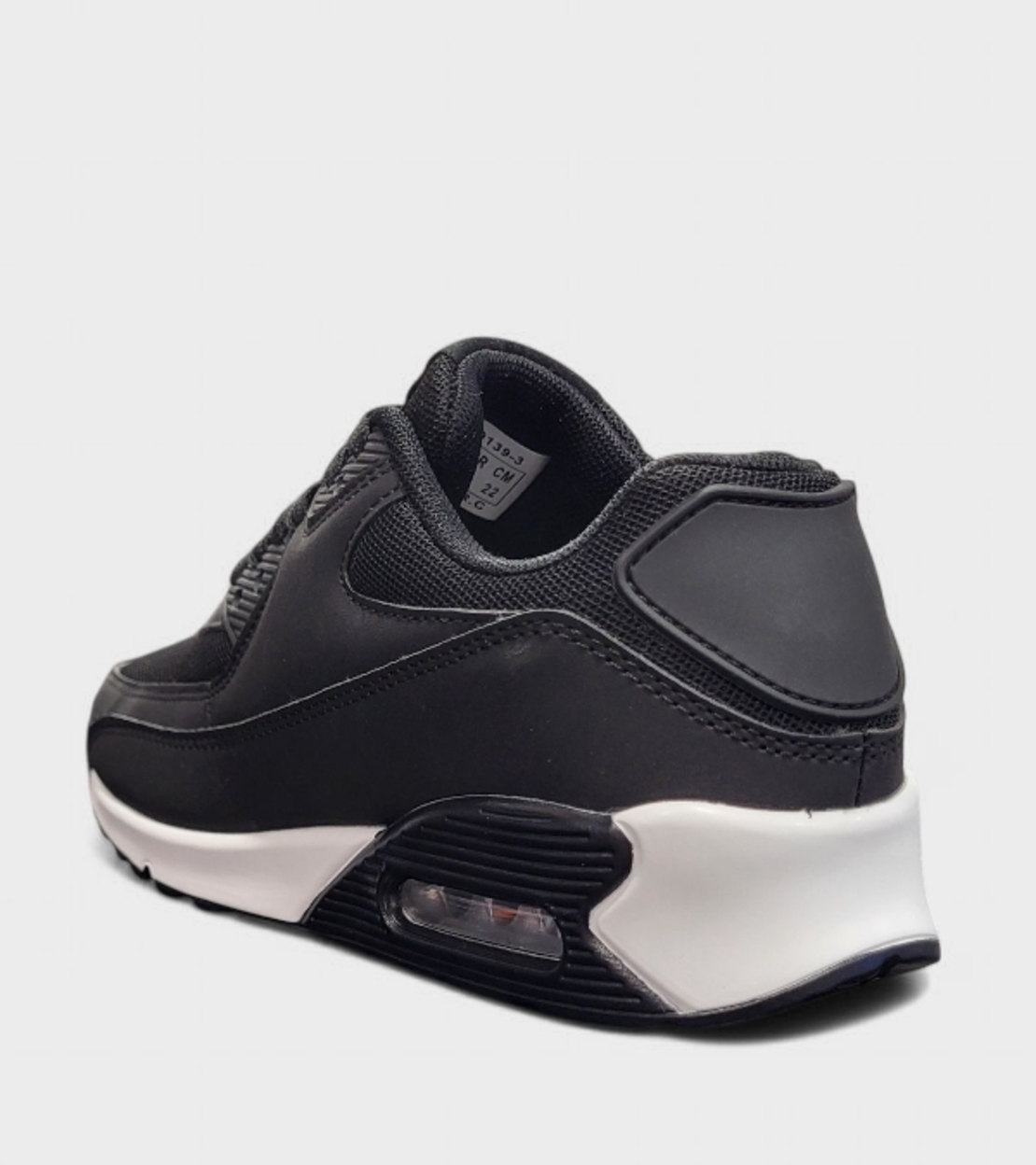 Унисекс модел маратонки с камера подходящи за спорт и ежедневие D9139-3 black/white