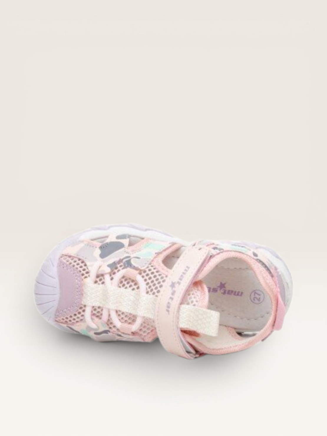 Детски сандали Mat Star с камуфлажен принт в розово W592009 pink